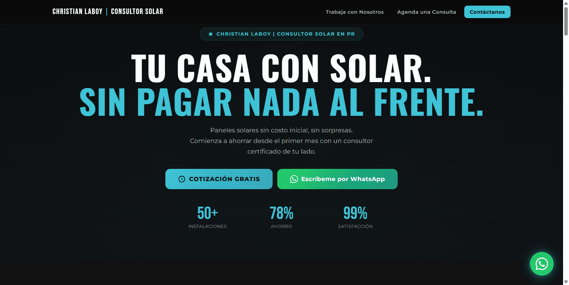 Christian Laboy Solar — captura 1
