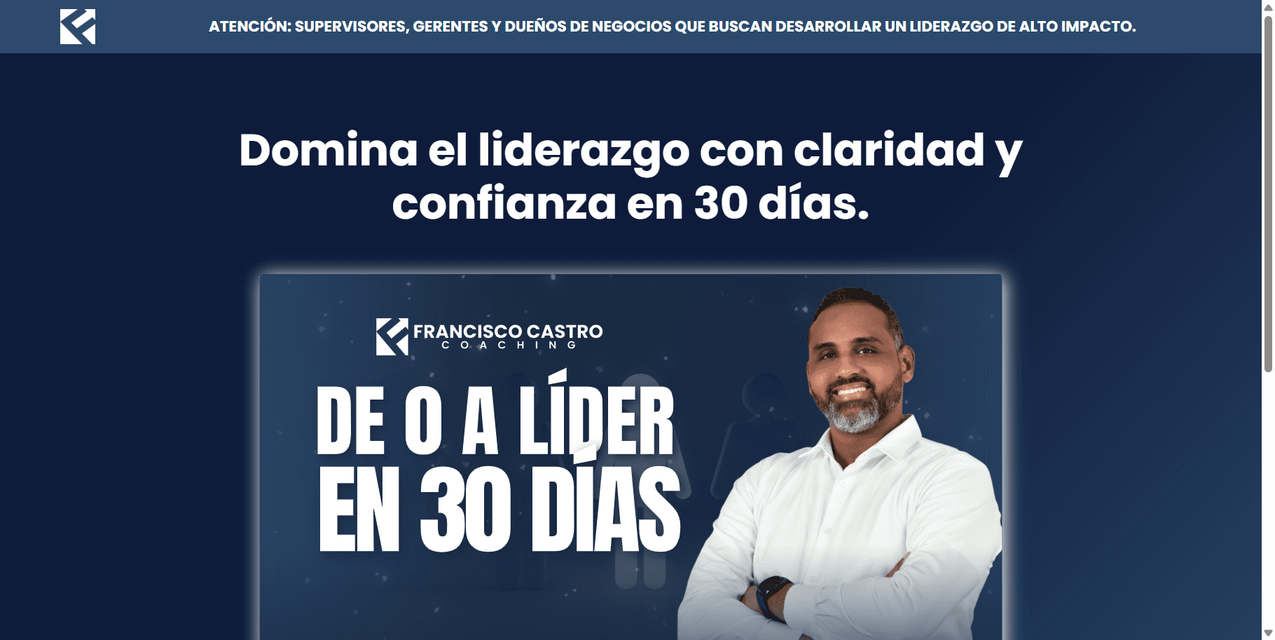 De Cero a Líder en 30 Días — captura 1