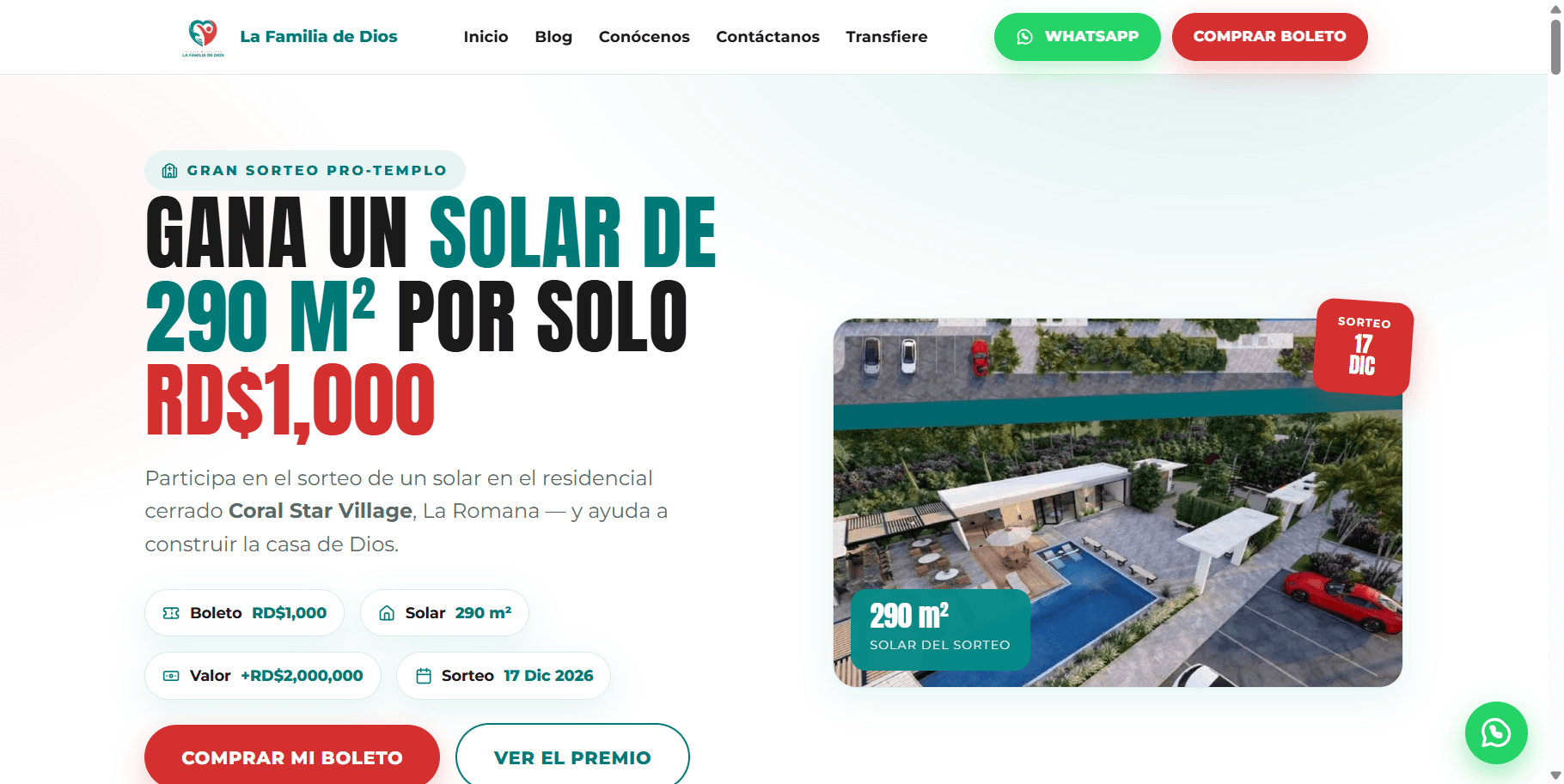 La Familia de Dios RD — Sorteo — captura 1