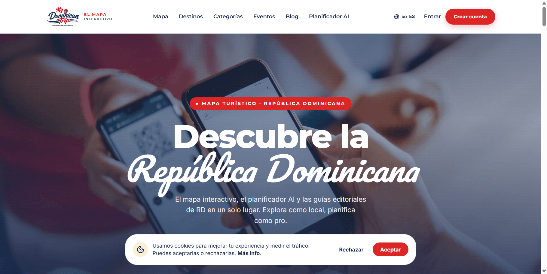My Dominican Trip — Mapa Turístico — captura 1