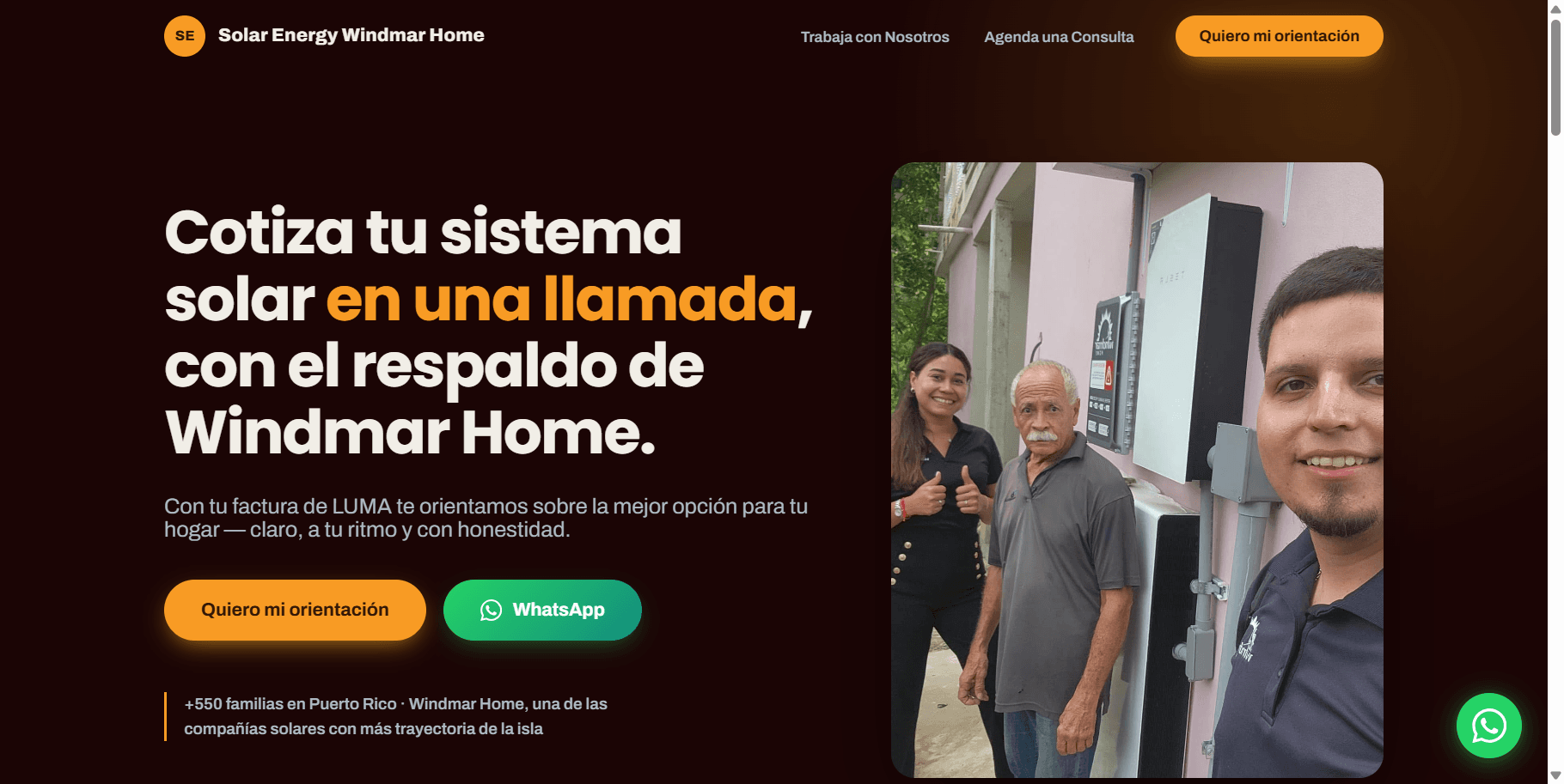 Windmar Home Energy — captura 1